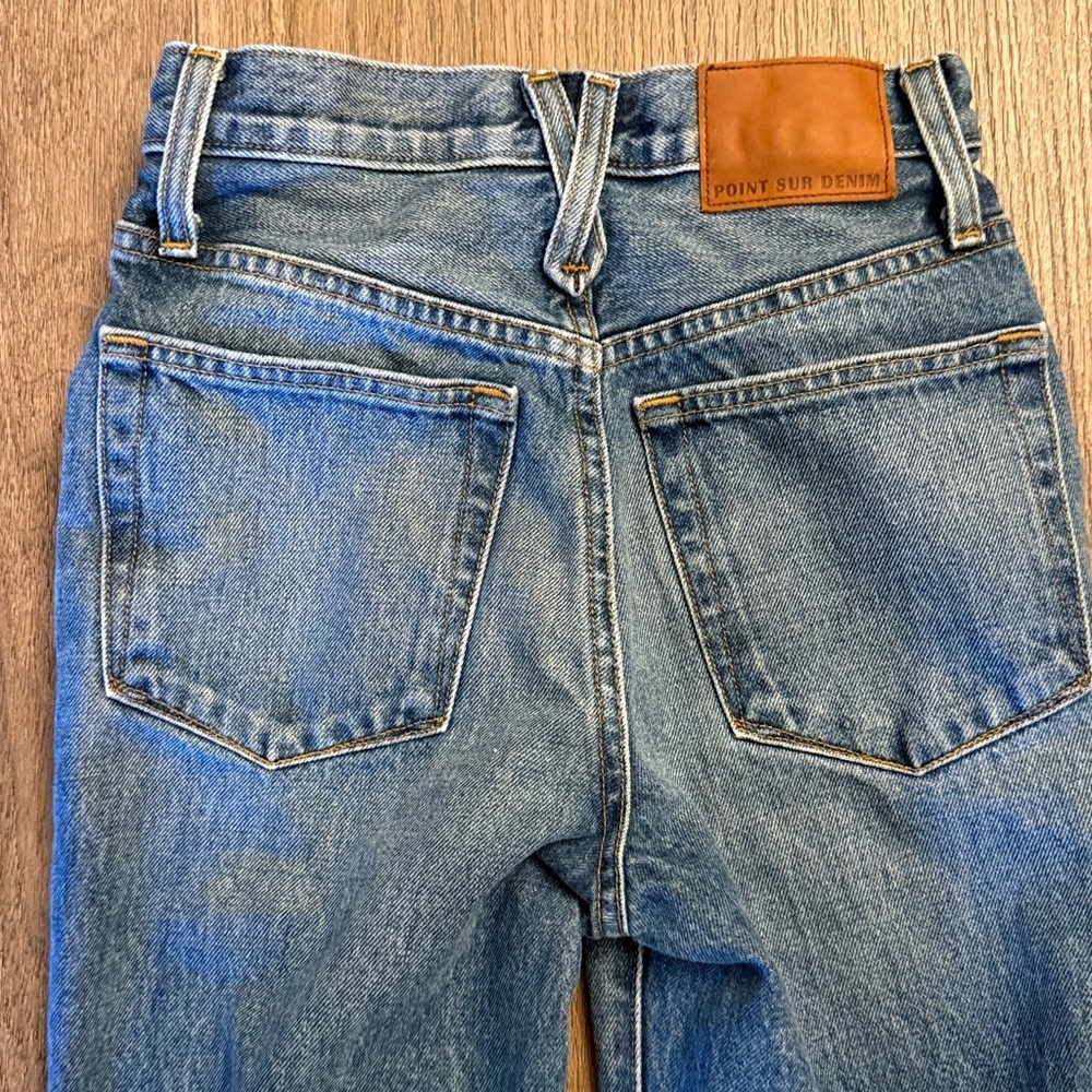 Point Sur medium denim straight leg Classic Blue Denim Jeans - Picture 4 of 9